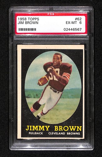 Jim Brown 1958 Topps #62 PSA 6