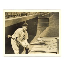 Lou Gehrig Yankees Signed Autographed Personalized 8x10 Photo (JSA/PSA LOA)