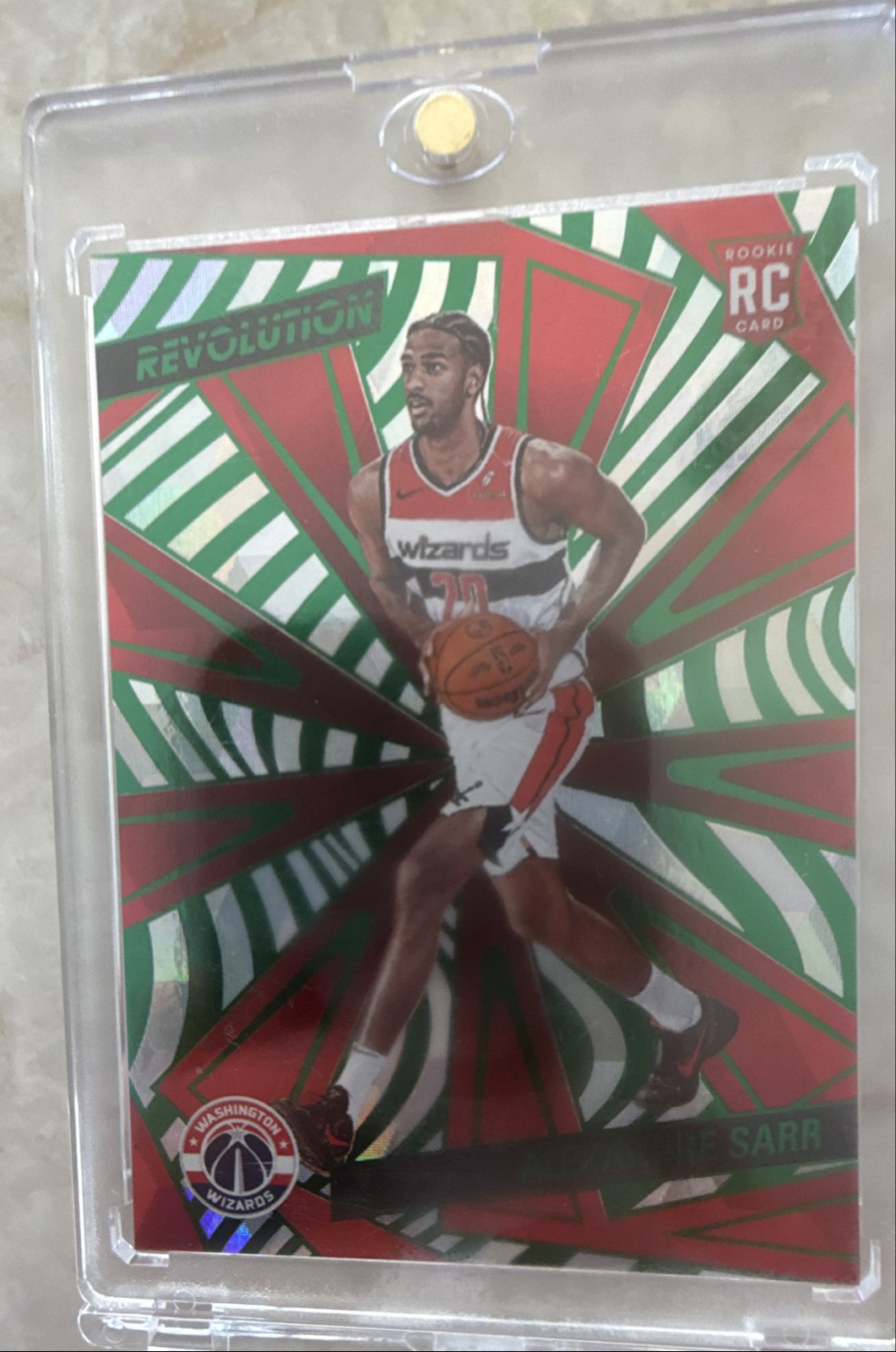 2024-25 Panini Revolution - Rookies Alexandre Sarr #106 Cubic 3/50 (RC)