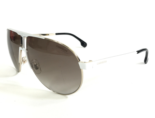 Carrera Sunglasses 1005/S B4EHA Gold White Aviator Frames Gradient Brown Lenses - Picture 5 of 14