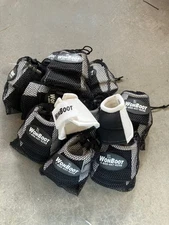 BARN CLEAN OUT - 11 Pairs of WonBoot Tuff Boot Bell Boots L / XL White