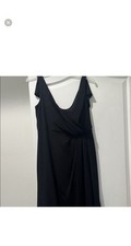 White by Vera Wang Elegant Black Evening Gown