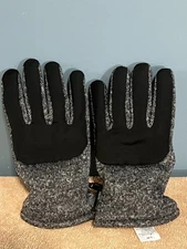 swiss tech performance gear insulated gloves gray/black l-xl