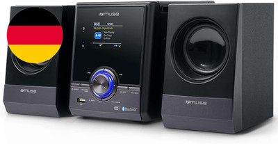 MUSE Stereoanlage, Kompaktanlage Mit Cd-Player & DAB Radio, Mini Stereoanlage Mi