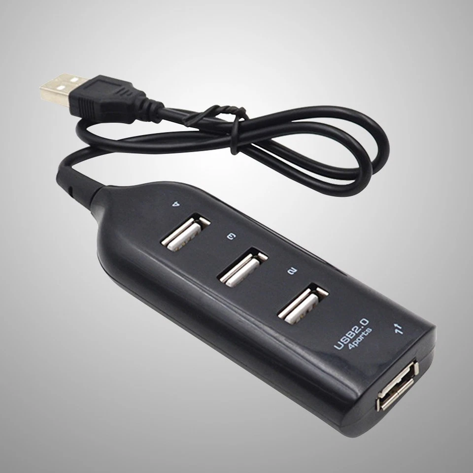 Portable haute vitesse USB 2.0 Données Hub Splitter USB pour / Vista - Photo 3/4