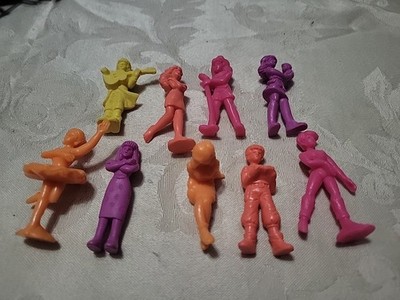 C.U.T.I.E.S. Figures LOT Of 9 Vintage 1986 Mattel CUTIES 1980's Toys