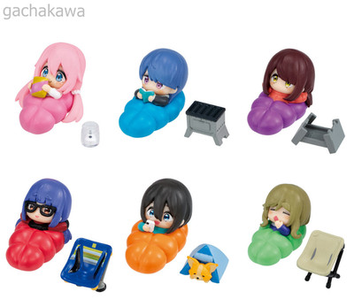 PSL Laid Back Yuru Camp SEASON3 Desk de Camp Figur Komp Set Kapsel Spielzeug