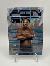 2025 Topps Finest UFC Jamahal Hill RARE Teal Refractor /99