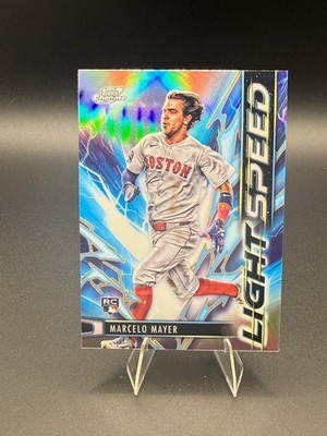 2025 Topps Cosmic Chrome Marcelo Mayer Light Speed RC Rookie #LS-12 Red Sox