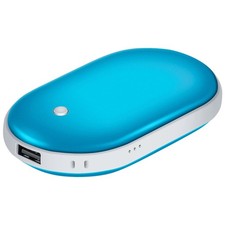 Portable Hand Warmer 5000mAh Power Bank Rechargeable Pocket Double-Sided
