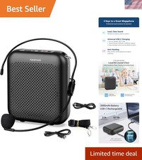 Bluetooth Voice Amplifier, Power Amplifiers, Portable Mini Wired Microphone H...