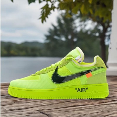 Off-White x Nike Air Force 1 Low AO4606-700 Men's casual shoes free shipping