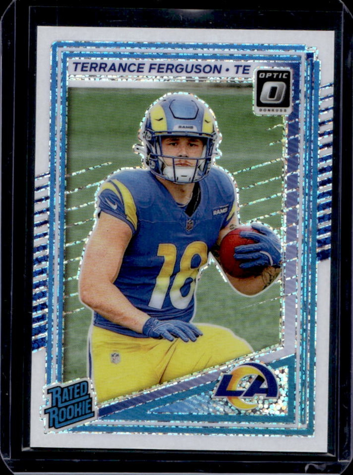 2025 Donruss Optic Terrance Ferguson Rated Rookie SSP White Sparkle Prizm #244