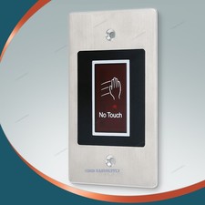 No Touch Exit Button NO NC LED IR Touchless Switch for Door Access Control Lock