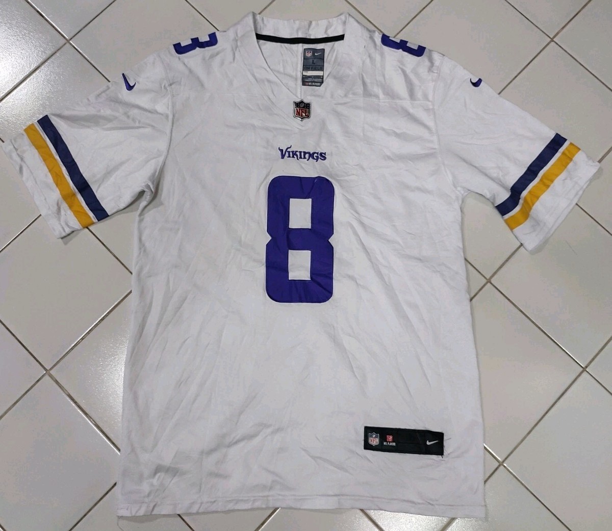 Minnesota Vikings Kirk Cousins #8 Football-NFL Nike Jersey SizeL