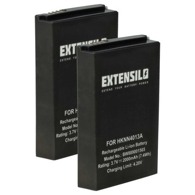 2x Akku für Motorola Rokr Z6tv Z6m 2000mAh 3,7V