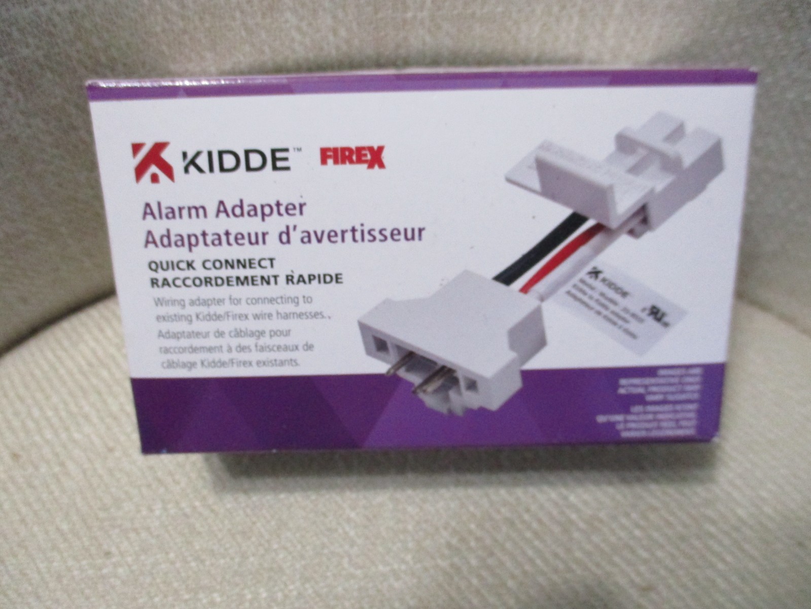 Kidde FireX Quick Connect Alarm Adapter for Hardwired Alarms 20-9003 ...