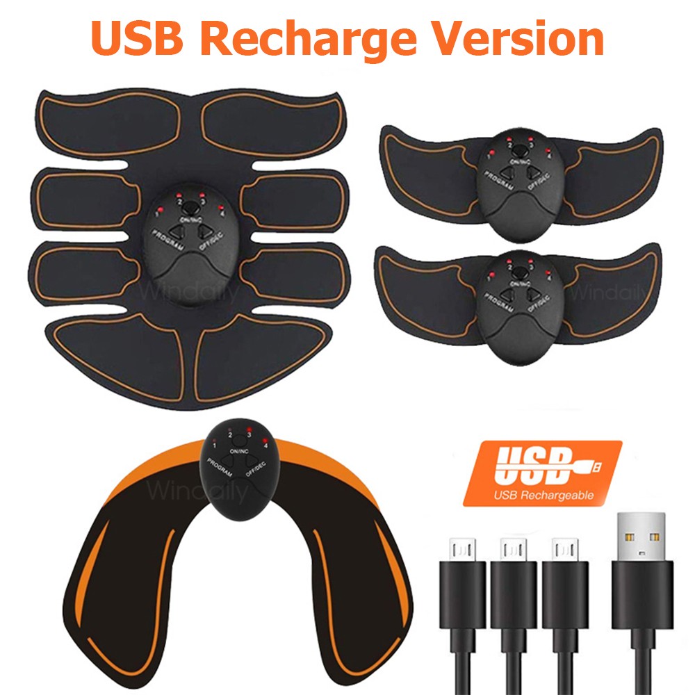 EMS Abdominal ABS Fit Muscle Stimulater Toner Training Gear Fitness Workout Belt