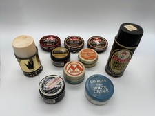 Vintage Shoe Care Lot Kiwi, Meltonian, Cavalier, Beck s, Esquire Polishes