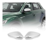 Spiegelkappen Spiegelabdeckung FüR VW T-Roc 2017-2022 Pre-Fl Edelstahl Chrom 2X