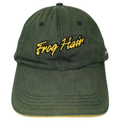 Frog Hair Fishing Gamma Technologies Slideback Baseball Cap Green One Size