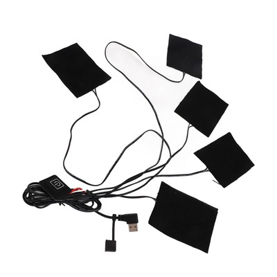 USB Heating Pad Washable Sewable 3 Gears Adjustable 5 In 1 Carbon Fiber Clot Hot