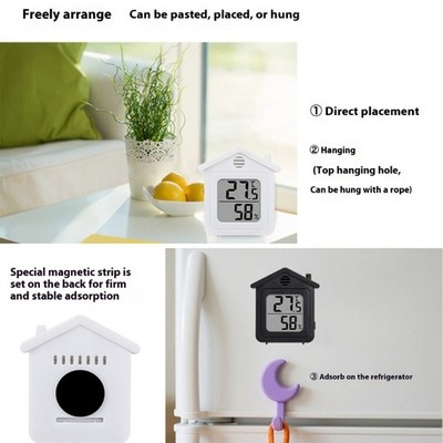 Miniature Climate Monitor For Indoor Areas Scratch Resistant Material Clear Day