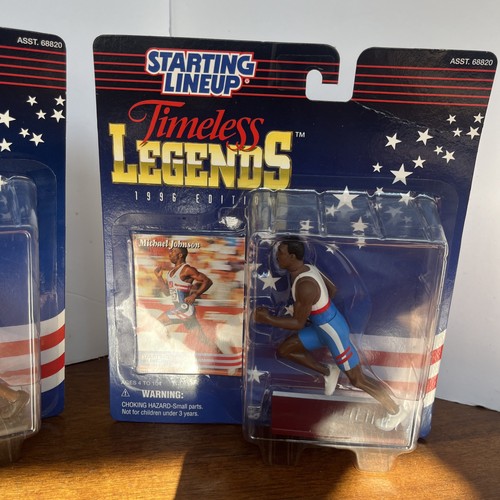 Kenner Startaufstellung 1996 Michael Johnson und Jesse Owens Timeless Legends - Bild 3 von 8