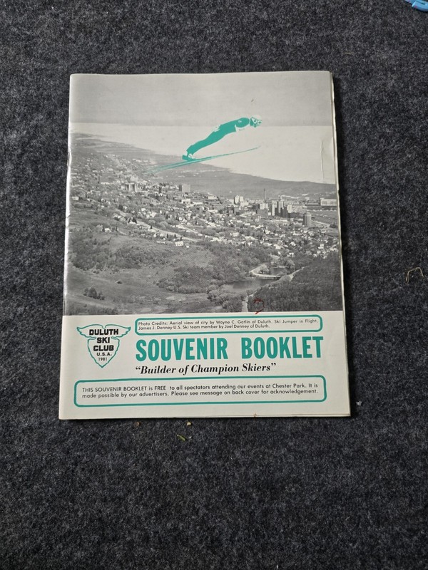 Duluth Minnesota Ski Club Ski Club USA 1981 Souvenir Book