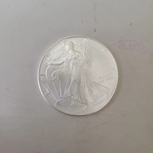 1995 American Silver Eagle 1 oz .999 Fine Silver Dollar Walking Liberty Coin