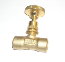 NVG250B, REGO, BRASS NEEDLE VALVE, 1/4",  New