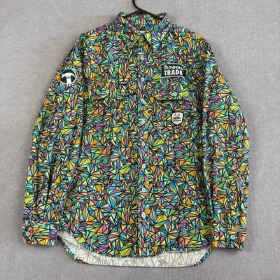 #ad Trademutt Shirt Mens Large Colourful Geometric Party Workwear Bunnings Trade AU $39.95