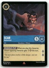Scar 158/204 Rare The First Chapter Disney Lorcana TCG