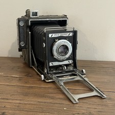 Vintage Graflex Speed Graphic 4x5 Kodak Ektar 127mm f/4.7 Camera
