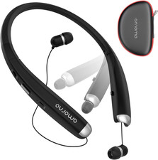 Foldable Bluetooth Headphones, Wireless Neckband Sports Headset