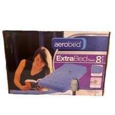 The Original AeroBed Extrabed Twin 8” Mattress With Pump & Carry Bag