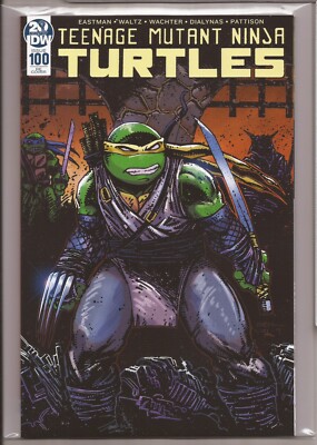 TEENAGE MUTANT NINJA TURTLES #100 - DF EASTMAN VARIANT LIMITED TO 1000 W/DF COA