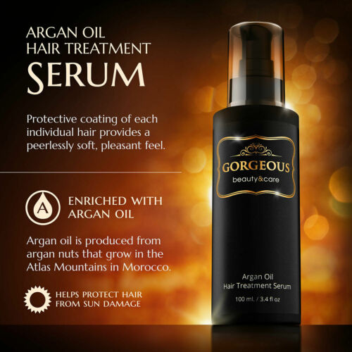 Best hair treatment serum z olejem arganowym 100 ml Profesjonalna pielęgnacja włosów wspaniałe - Zdjęcie 1 z 5