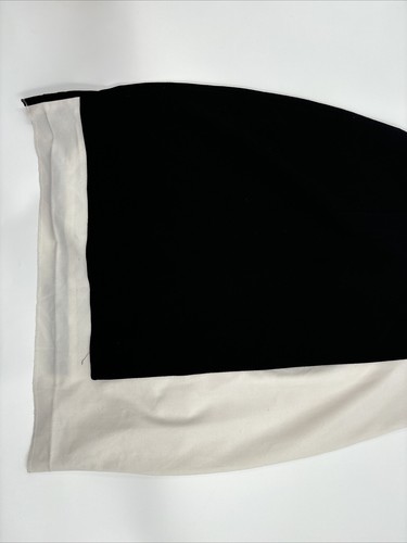 Abito tubino donna Calvin Klein taglia 14 bianco navy asimmetrico ufficio - Foto 3 di 9