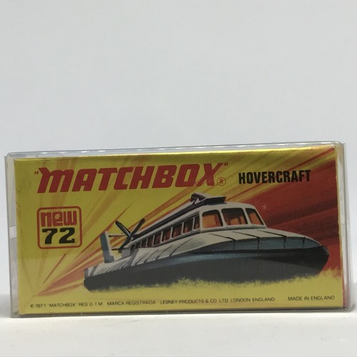Lesney Matchbox Superfast No. 72 SRN6 Hovercraft 1972 White - England W/Box - Picture 18 of 19