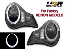 991 Style LED Halo Projector Headlight For 2002-04 Porsche 911 Carerra 996 Xenon