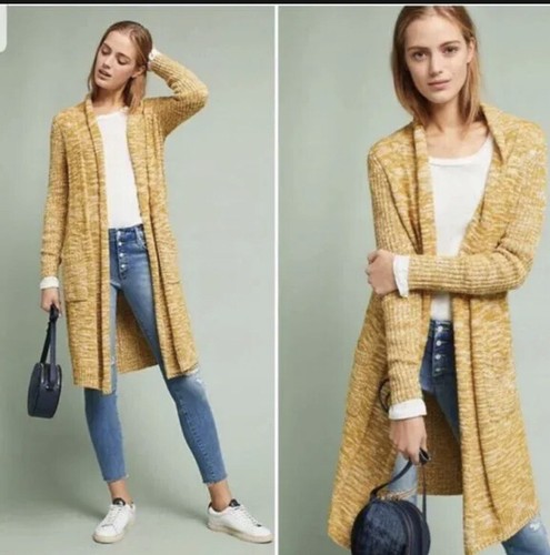 Anthropologie Abigail Mustard Yellow 