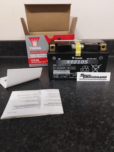 Yuasa Batterie Yamaha MT07 700 2014 bis 2024 YTZ10S versiegelte Batterie - Bild 3 von 7