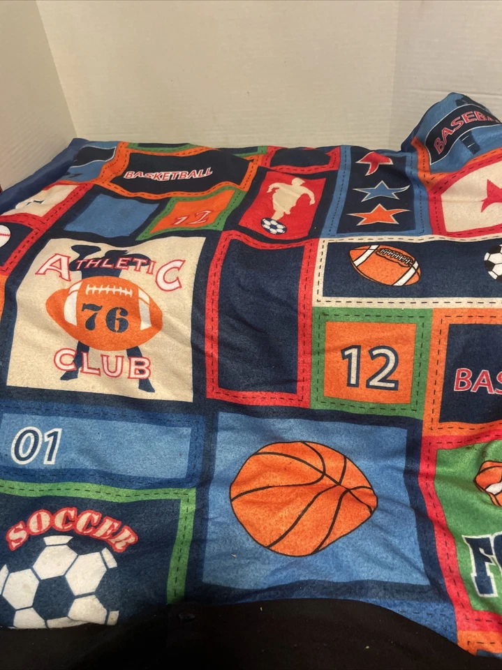 "Saco de dormir para niños deportes (béisbol baloncesto fútbol) 56""x26""" Foto 2 de 4