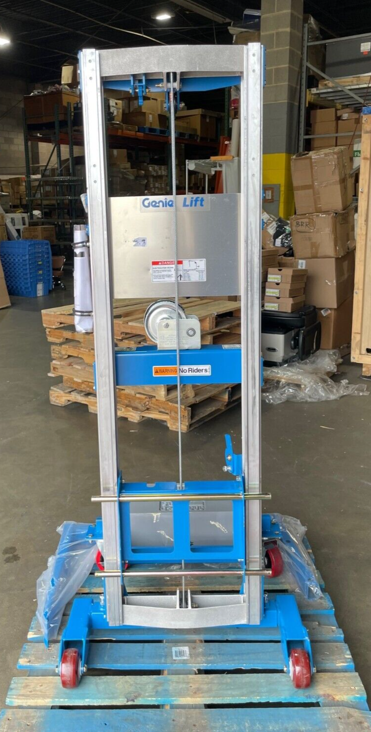 NEW Genie Lift GL8 Manual Counterbalanced Stacker Blue eBay