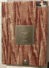 Fraiche Maison Tablecloth Florentina Cinnamon 70” Round Red Polyester
