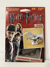 Fascinations Metal Earth Harry Potter Gringott's Dragon 3D Puzzle Model Kit New