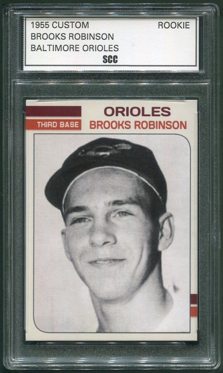 Custom 1955 Brooks Robinson Baltimore Orioles Pre Rookie Year