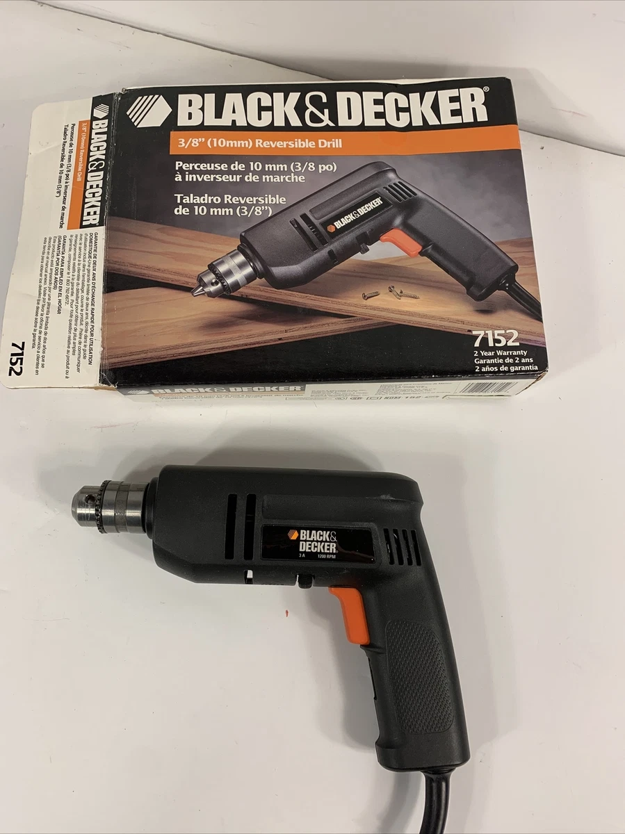 Black & Decker Power Tools 7152 K 3/8 Corded Drill 