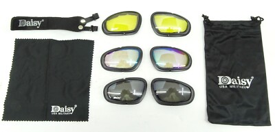 Daisy Military 6 Lenses For Sunglasses FREE SHIPPING